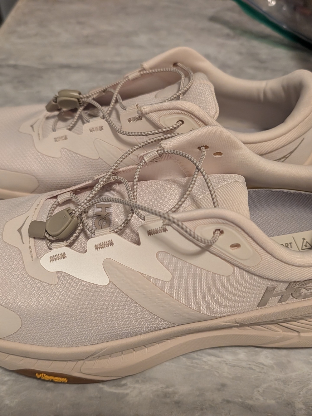 Hoka Women's Sneakers in Pale Blush